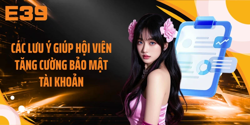 Các lưu ý giúp hội viên tăng cường bảo mật tài khoản