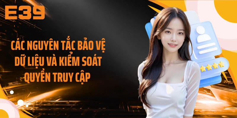 Các nguyên tắc bảo vệ dữ liệu và kiểm soát quyền truy cập 
