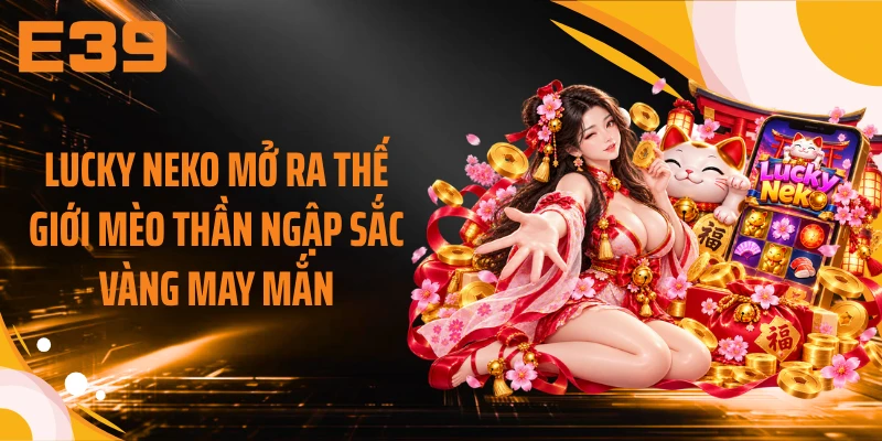 Lucky Neko mở ra thế giới mèo thần ngập sắc vàng may mắn
